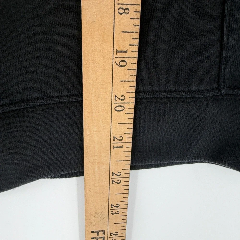 Nike Boys Full Zip Hoodie Black Gray Mixed Media Fleece AJ0117-011 Large L
